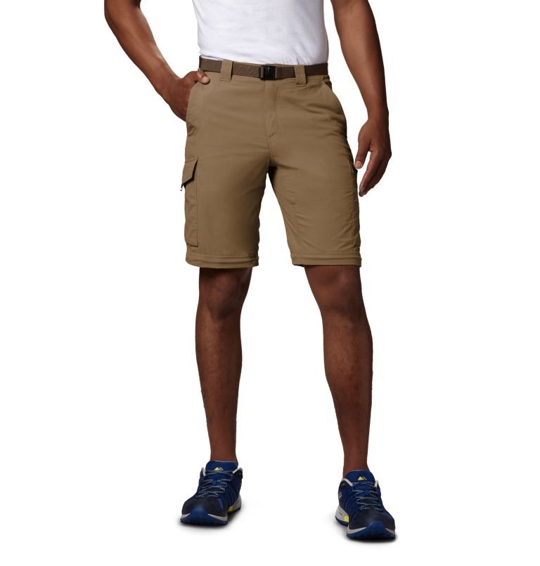 Men's Columbia Silver Ridge Convertible Pants Khaki | CA-D4605