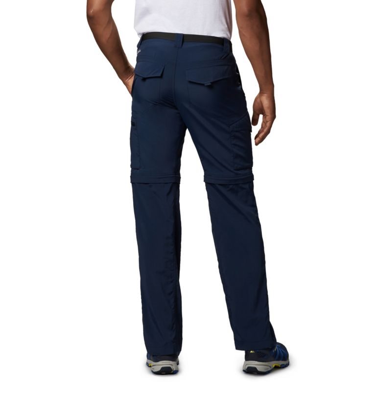 Men's Columbia Silver Ridge Convertible Pants Navy | CA-D4C58