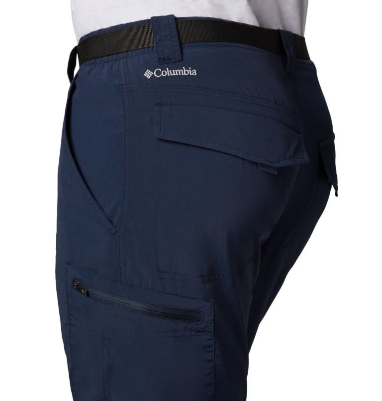 Men's Columbia Silver Ridge Convertible Pants Navy | CA-D4C58