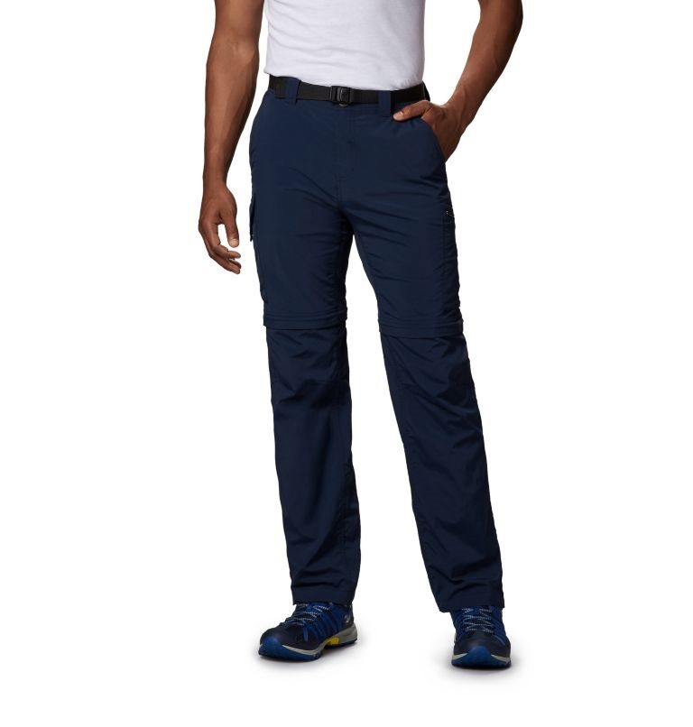 Men\'s Columbia Silver Ridge Convertible Pants Navy | CA-D4C58