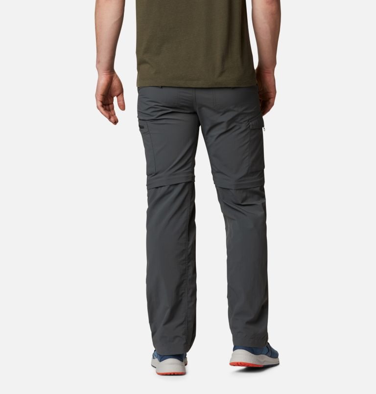 Men's Columbia Silver Ridge Convertible Pants Dark Grey | CA-E864L