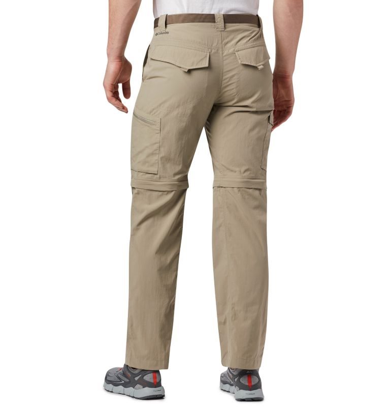 Men's Columbia Silver Ridge Convertible Pants Khaki | CA-I8064