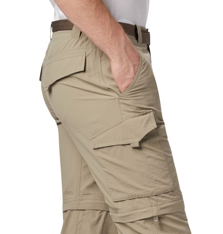 Men's Columbia Silver Ridge Convertible Pants Khaki | CA-I8064