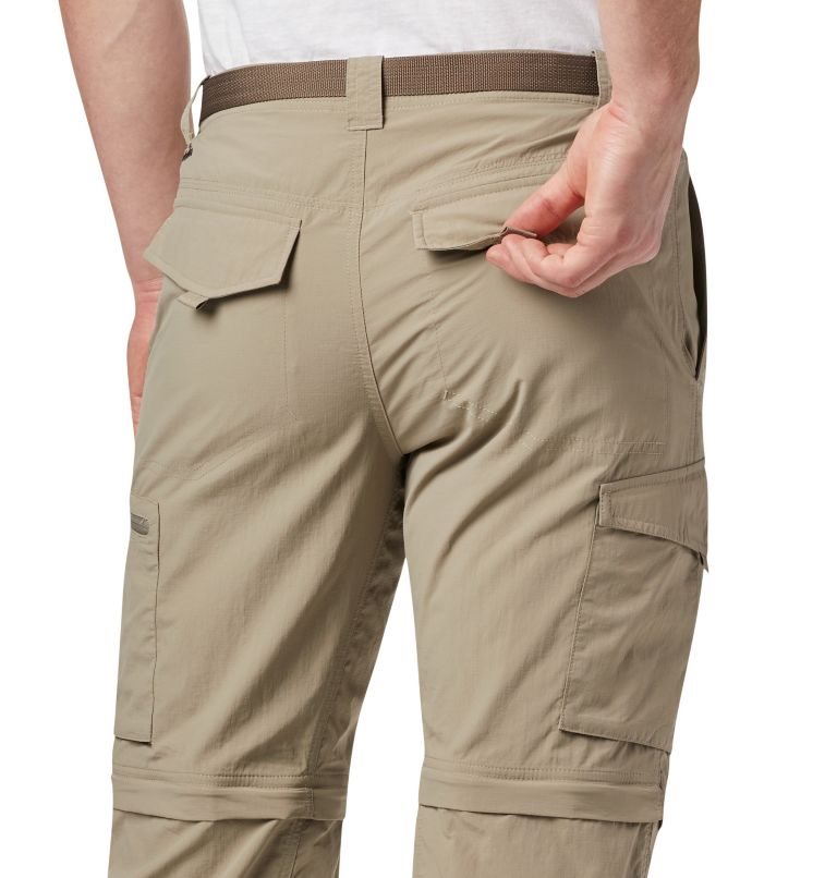 Men's Columbia Silver Ridge Convertible Pants Khaki | CA-I8064