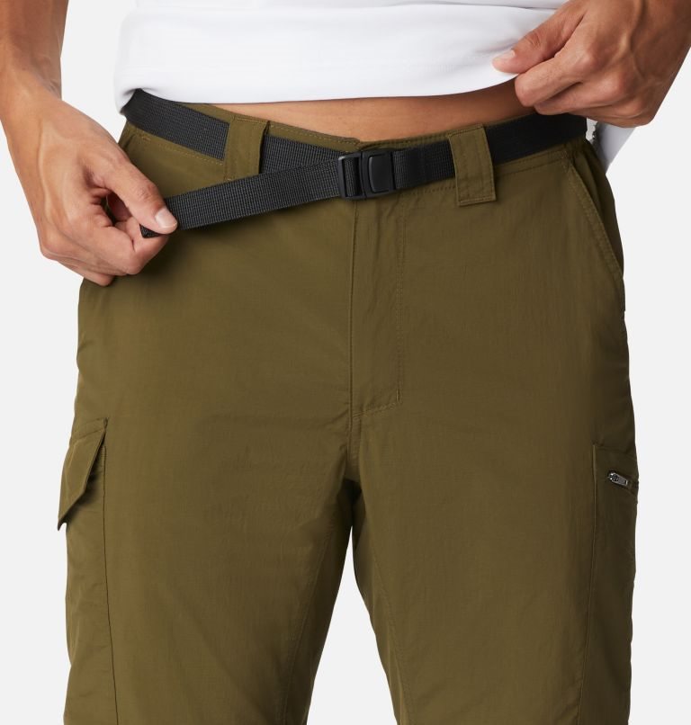 Men's Columbia Silver Ridge Convertible Pants Olive | CA-T14L5