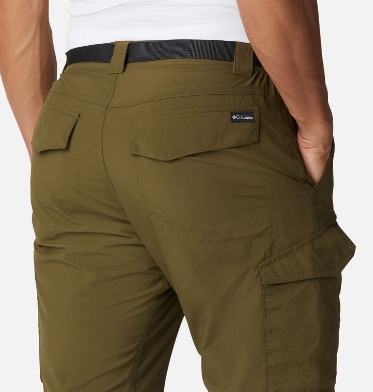 Men's Columbia Silver Ridge Convertible Pants Olive | CA-T14L5