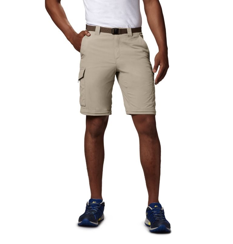 Men's Columbia Silver Ridge Convertible Pants Khaki | CA-T1A08