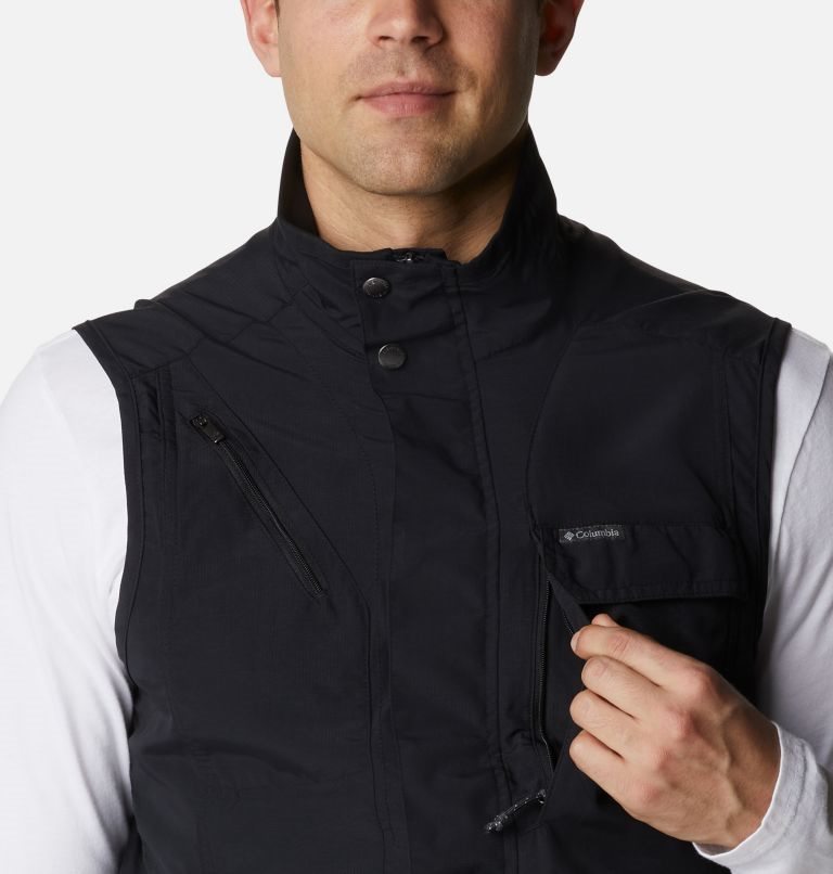 Men's Columbia Silver Ridge II Vest Black | CA-Q6L45