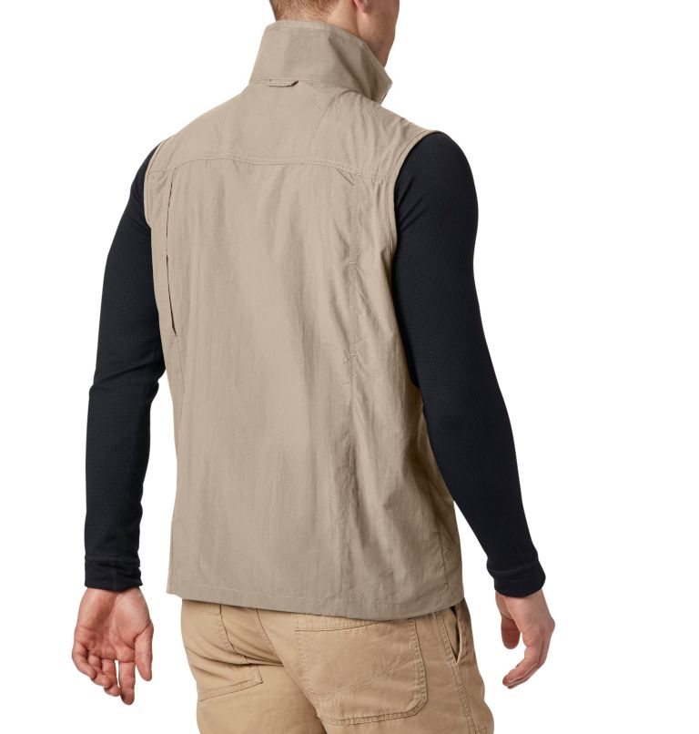 Men's Columbia Silver Ridge II Vest Khaki | CA-H6083