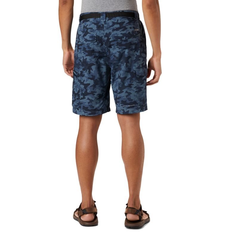 Men's Columbia Silver Ridge Printed Cargo Shorts Camo | CA-S0L53