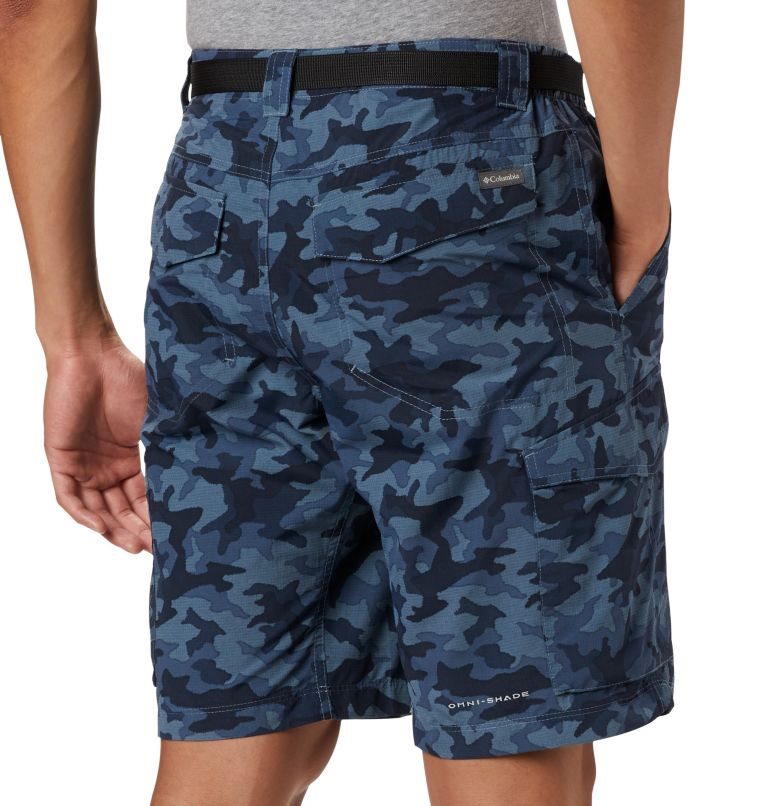 Men's Columbia Silver Ridge Printed Cargo Shorts Camo | CA-S0L53