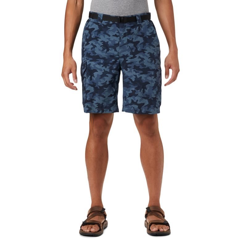 Men\'s Columbia Silver Ridge Printed Cargo Shorts Camo | CA-S0L53