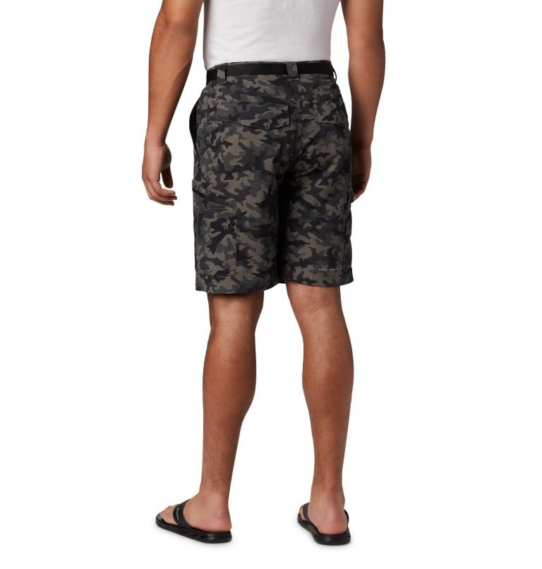 Men's Columbia Silver Ridge Printed Cargo Shorts Camo | CA-W3L8C