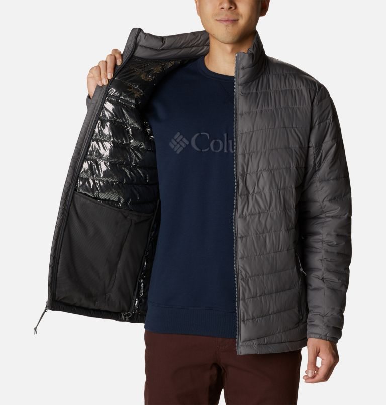 Men's Columbia Slope Edge Jackets Dark Grey | CA-D364L