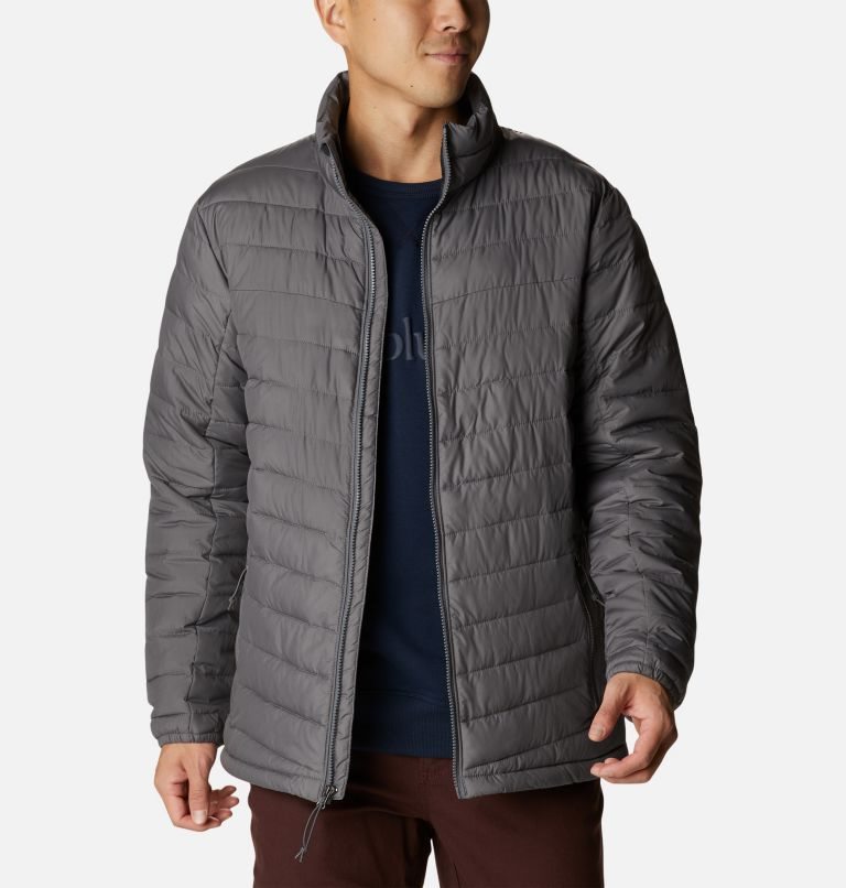 Men's Columbia Slope Edge Jackets Dark Grey | CA-D364L