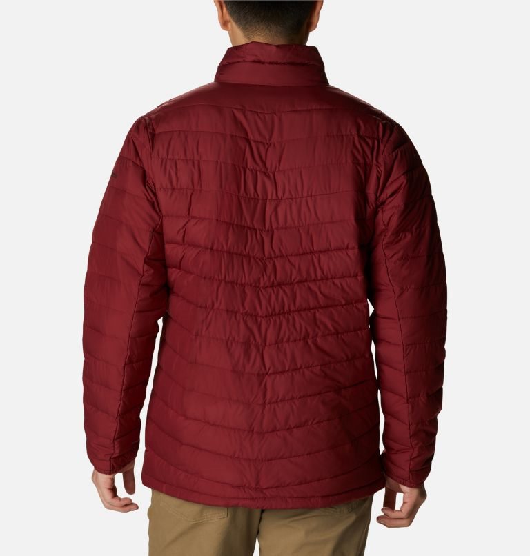 Men's Columbia Slope Edge Jackets Red | CA-SC3A8