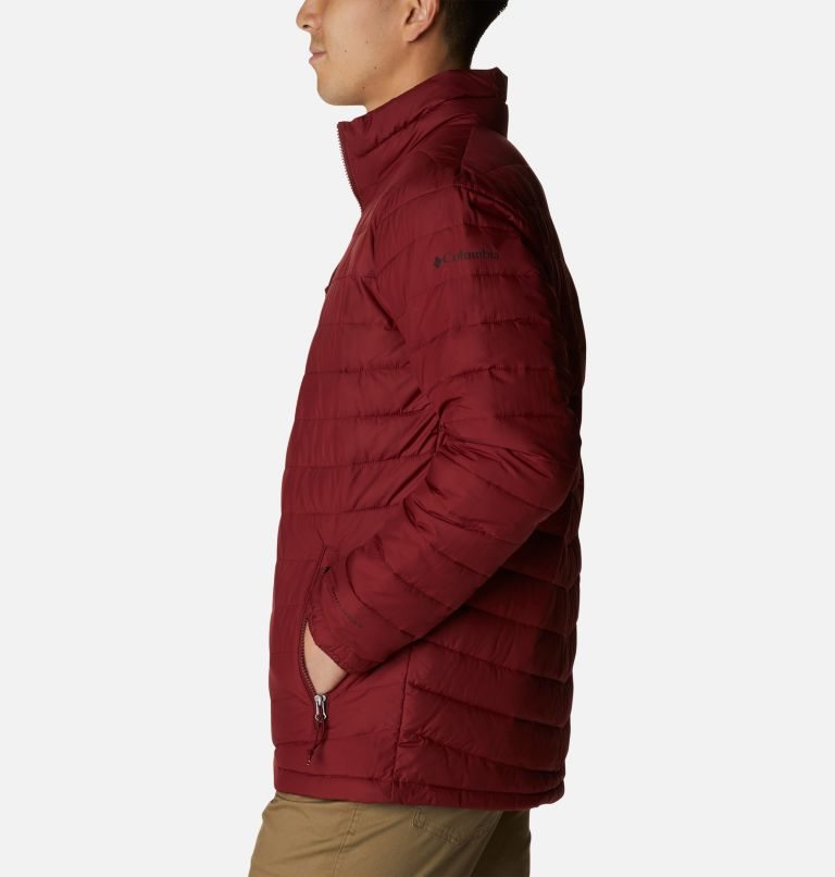 Men's Columbia Slope Edge Jackets Red | CA-SC3A8