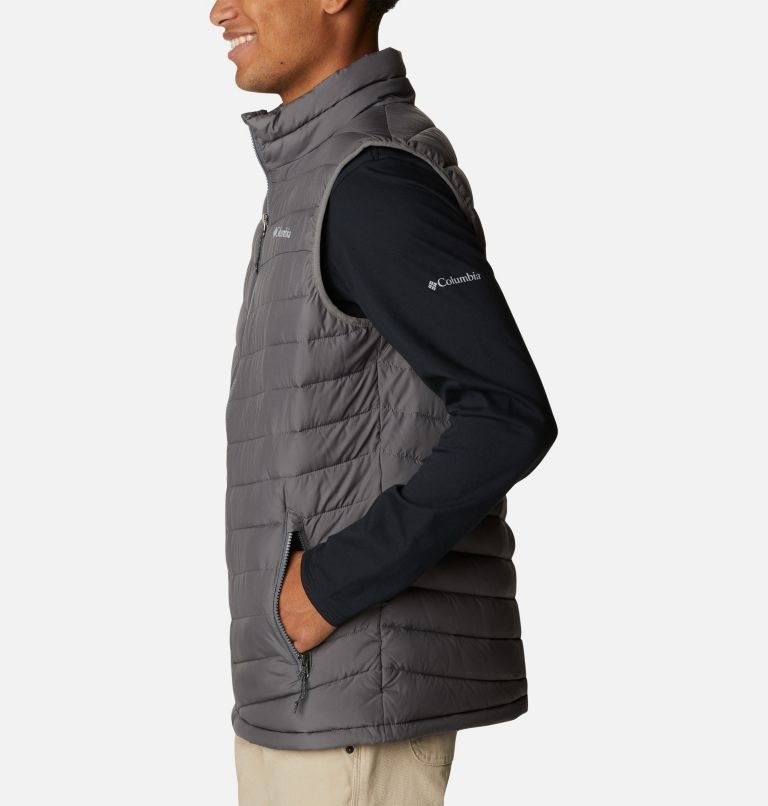 Men's Columbia Slope Edge Vest Grey | CA-WL1A5