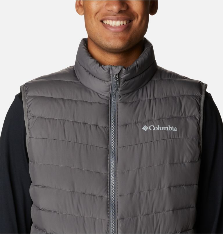 Men's Columbia Slope Edge Vest Grey | CA-WL1A5