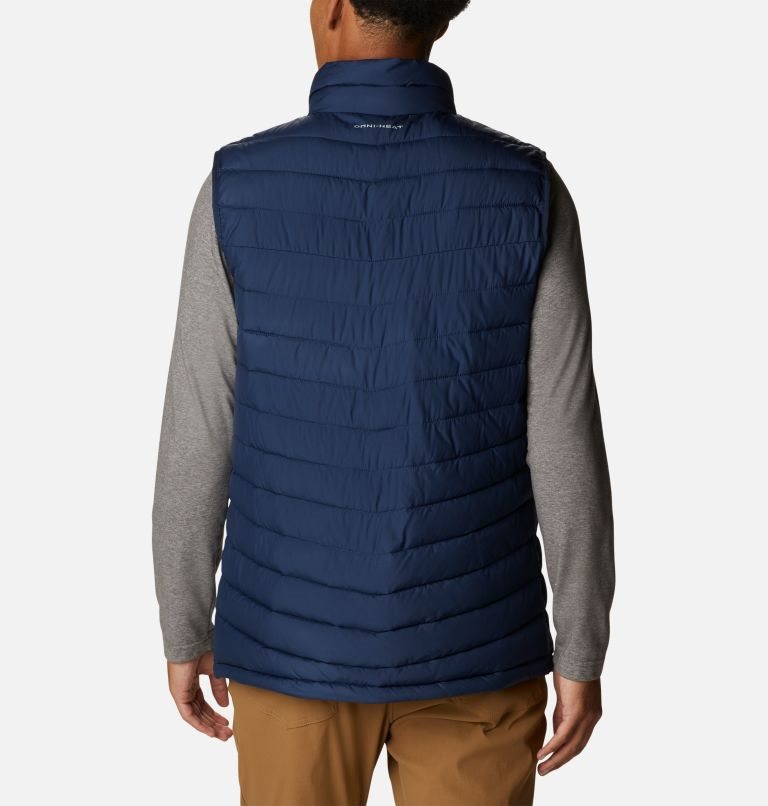 Men's Columbia Slope Edge Vest Navy | CA-A3C8A