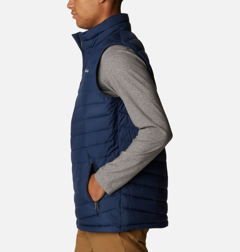 Men's Columbia Slope Edge Vest Navy | CA-A3C8A