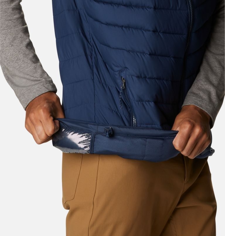 Men's Columbia Slope Edge Vest Navy | CA-A3C8A