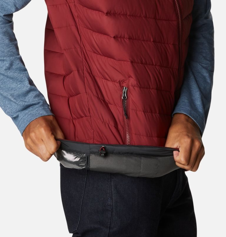 Men's Columbia Slope Edge Vest Red | CA-GL360