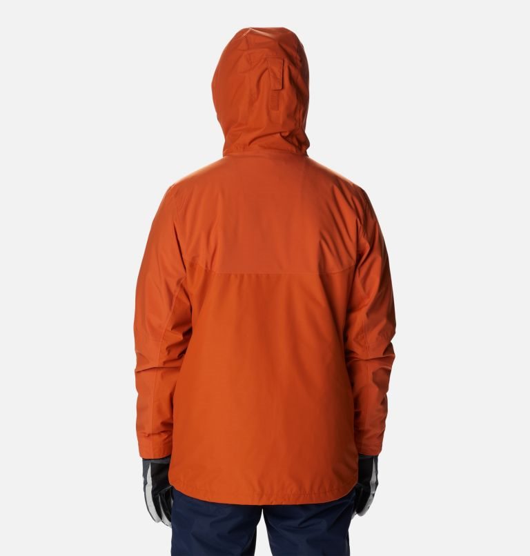 Men's Columbia Snow Glide Interchange Jackets Orange | CA-U045C