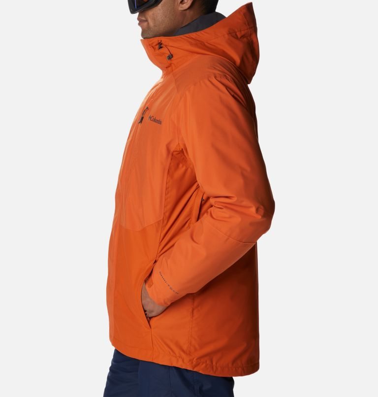 Men's Columbia Snow Glide Interchange Jackets Orange | CA-U045C