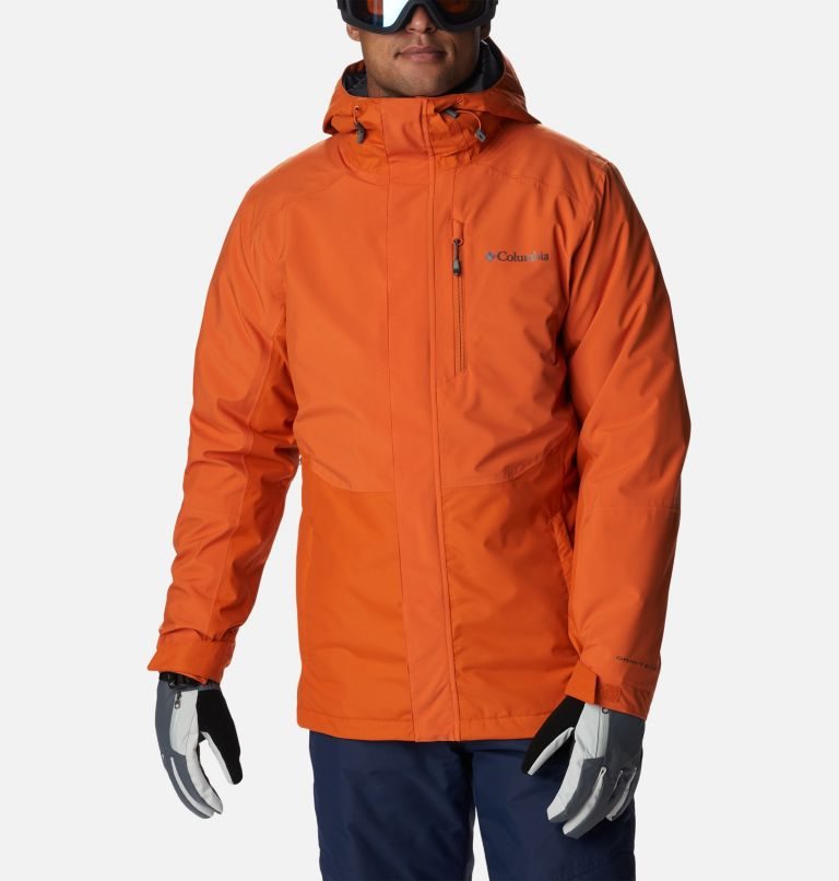 Men\'s Columbia Snow Glide Interchange Jackets Orange | CA-U045C