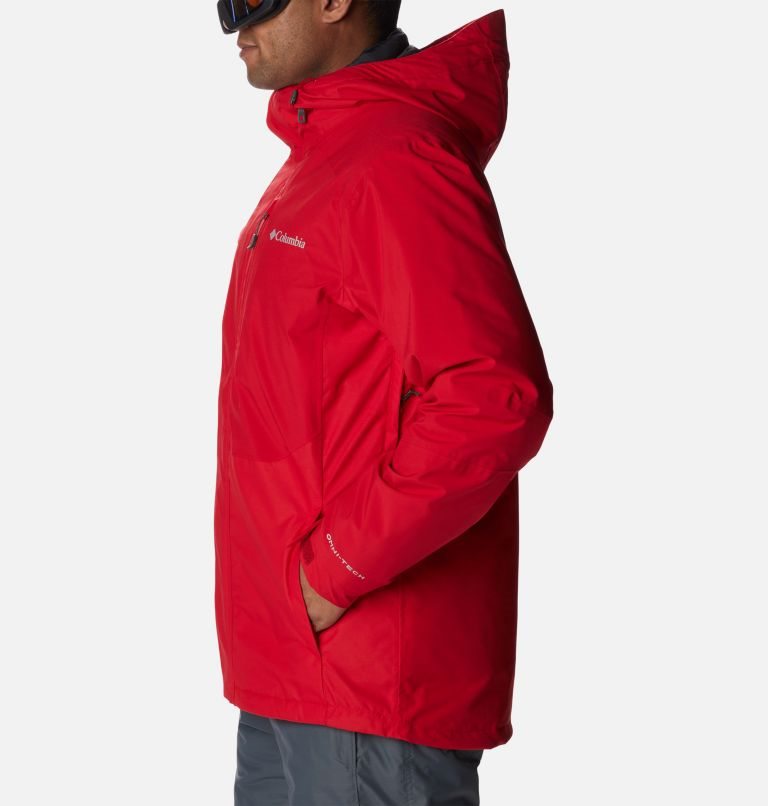 Men's Columbia Snow Glide Interchange Jackets Red | CA-VA501