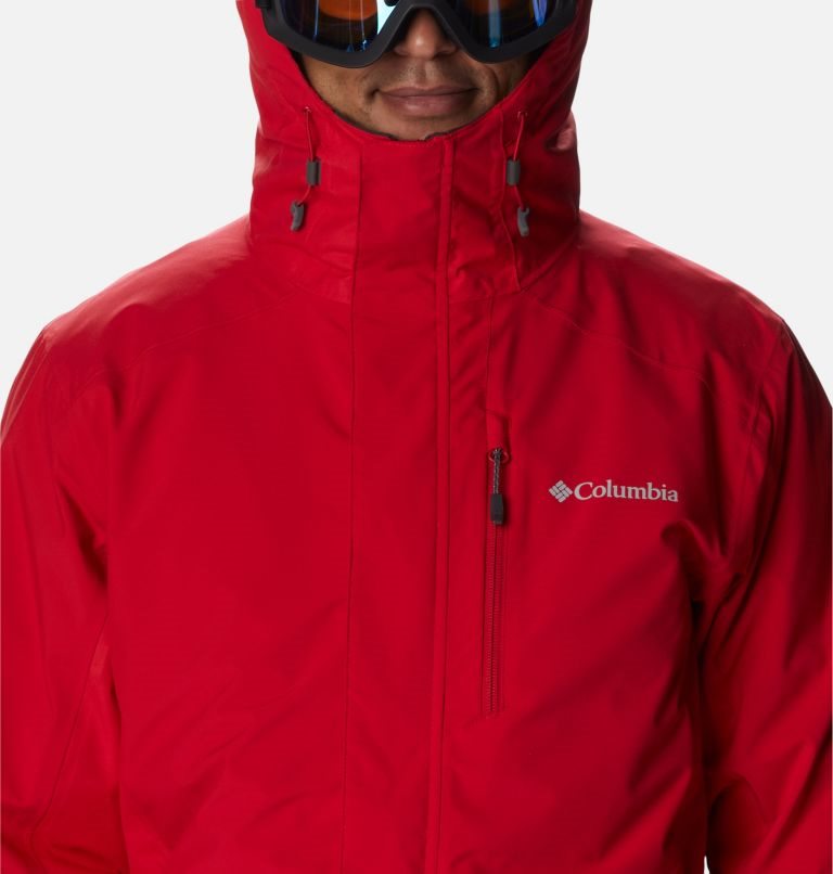 Men's Columbia Snow Glide Interchange Jackets Red | CA-VA501