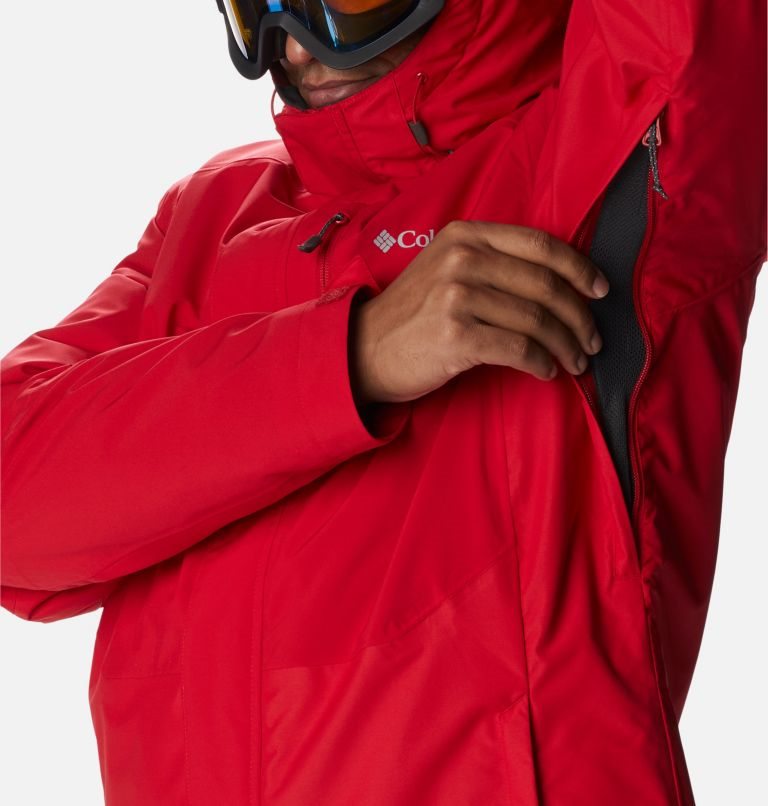 Men's Columbia Snow Glide Interchange Jackets Red | CA-VA501