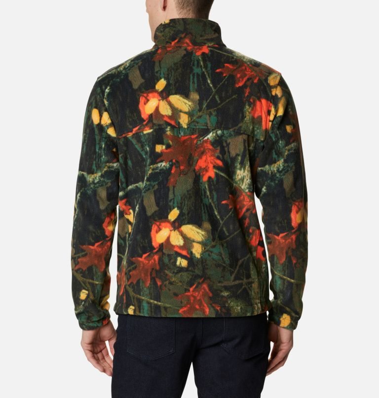 Men's Columbia Steens Mountain Printed Fleece Jackets Multicolor | CA-RLC85