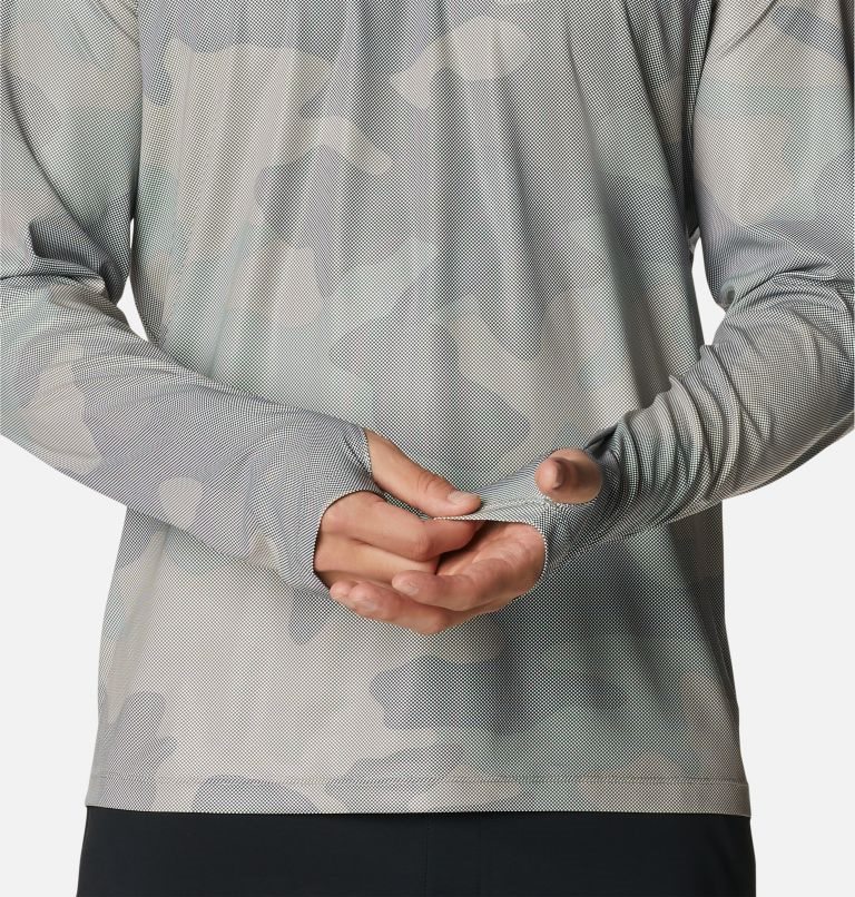 Men's Columbia Sun Deflector Summerdry Long Sleeve Sweatshirts Camo | CA-Z3CA8