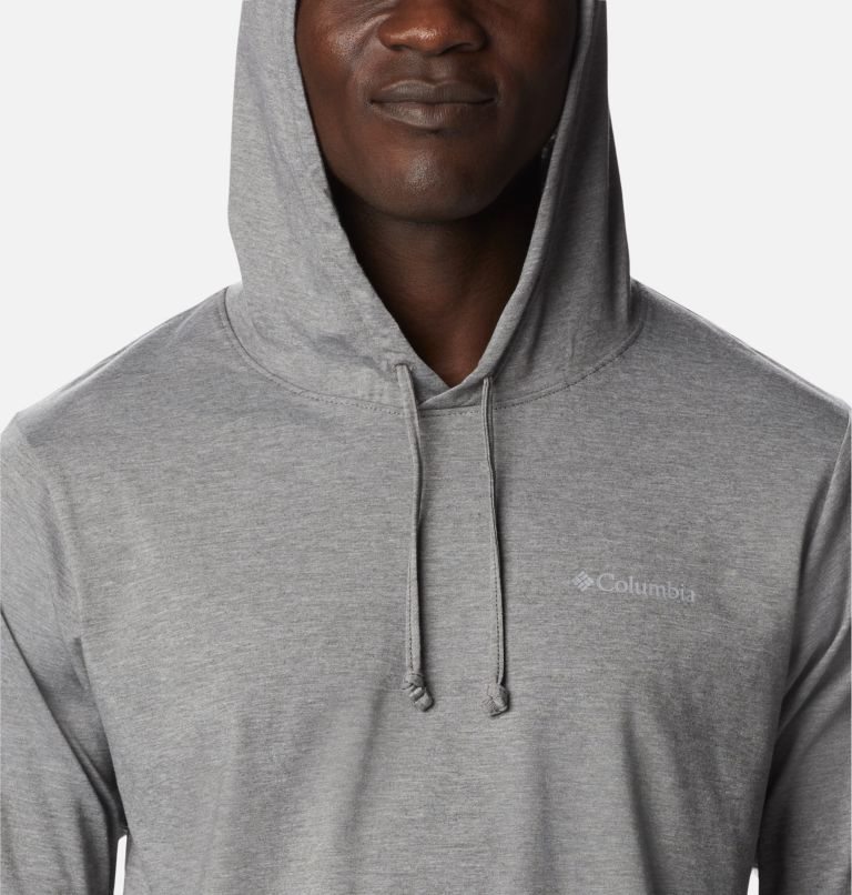 Men's Columbia Sun Trek Hoodie Grey | CA-S3510