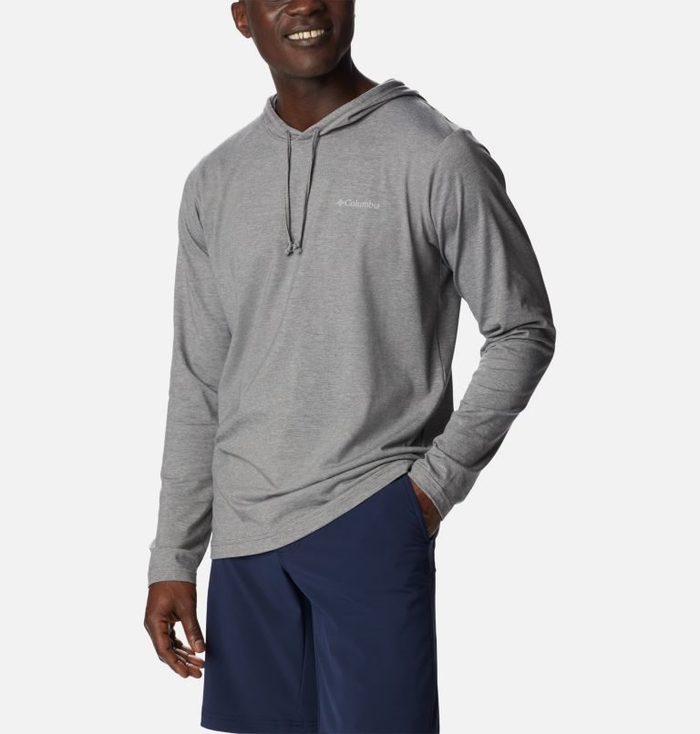 Men's Columbia Sun Trek Hoodie Grey | CA-S3510