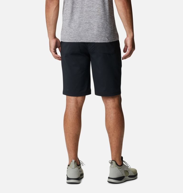 Men's Columbia Tech Trail Shorts Black | CA-UA451