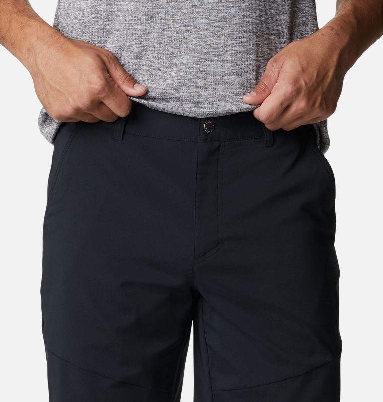 Men's Columbia Tech Trail Shorts Black | CA-UA451