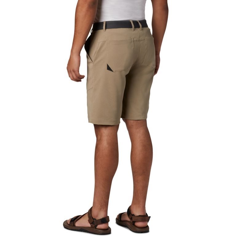 Men's Columbia Tech Trail Shorts Khaki | CA-OLAC4