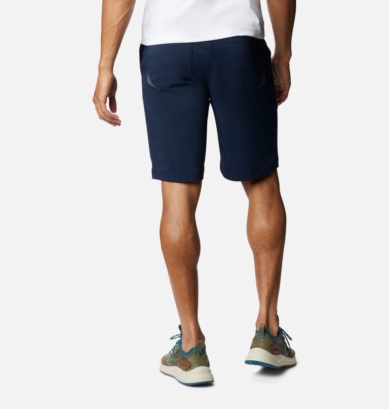 Men's Columbia Tech Trail Shorts Navy | CA-Z3AC0