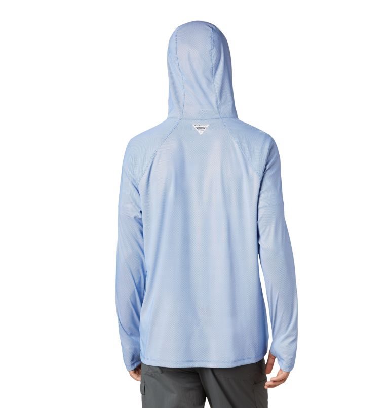 Men's Columbia Terminal Deflector ZERO Hoodie Light Blue | CA-G8153