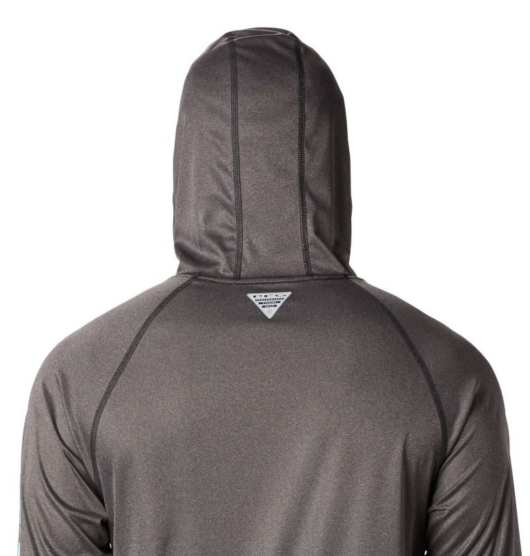 Men's Columbia Terminal Tackle Heather Hoodie Black | CA-K86AC