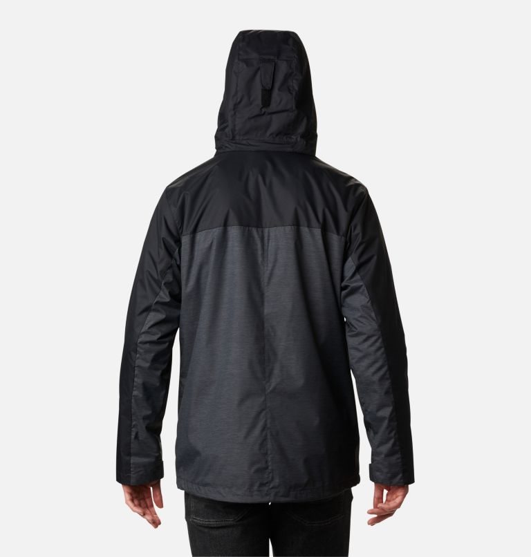 Men's Columbia Timberline Triple Interchange Jackets Black | CA-E618C