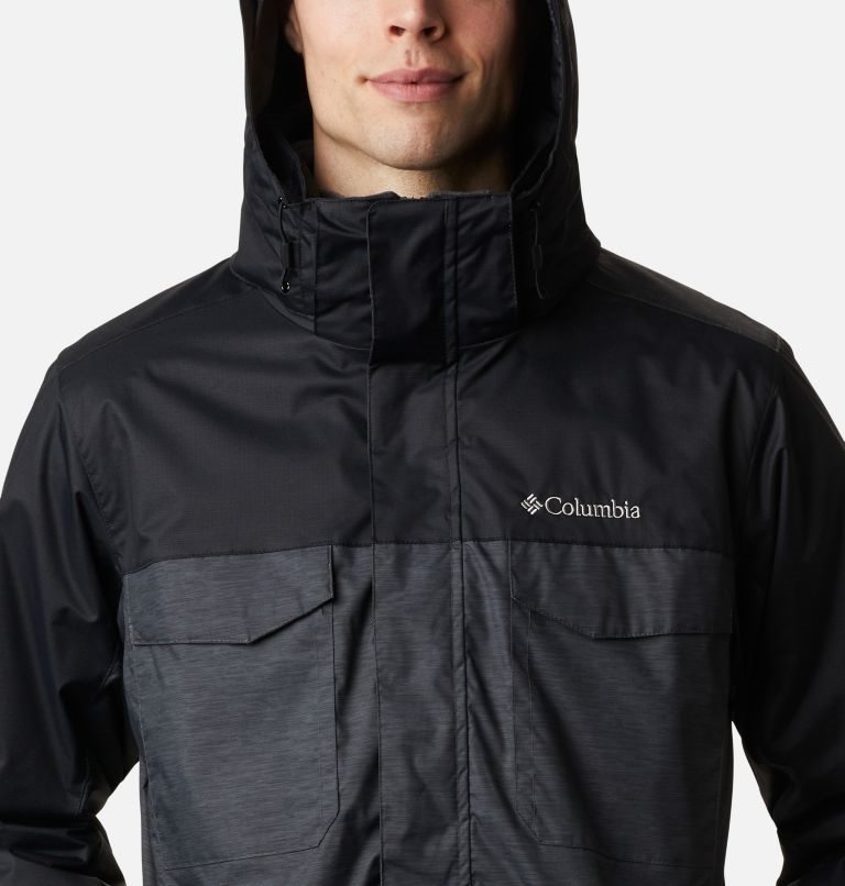 Men's Columbia Timberline Triple Interchange Jackets Black | CA-E618C