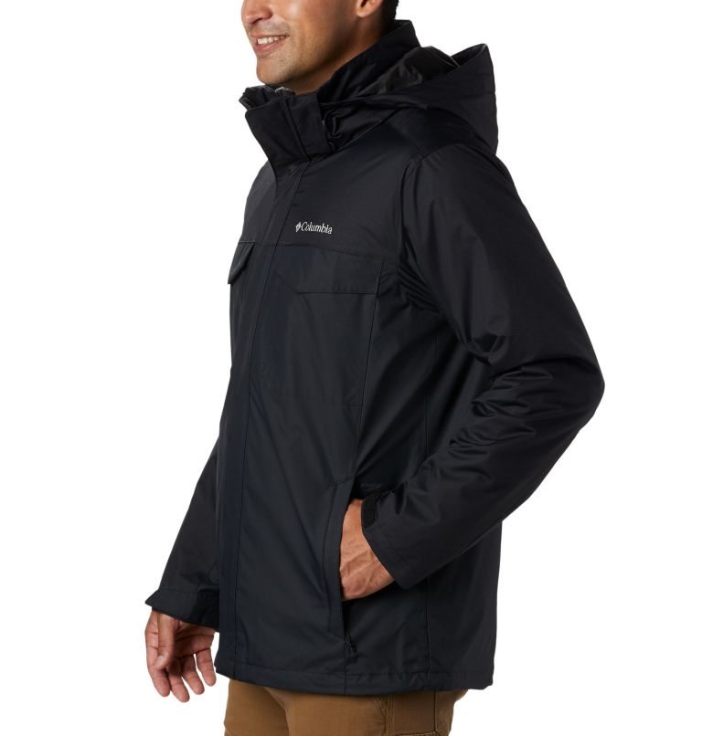 Men's Columbia Timberline Triple Interchange Jackets Black | CA-M6403