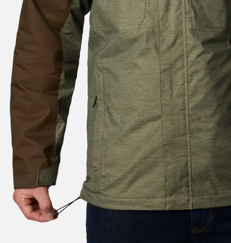 Men's Columbia Timberline Triple Interchange Jackets Olive | CA-SA358