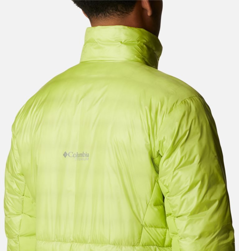 Men's Columbia Titan Pass Omni-Heat Infinity Double Wall Hybrid Insulated Jackets Green | CA-S35CL