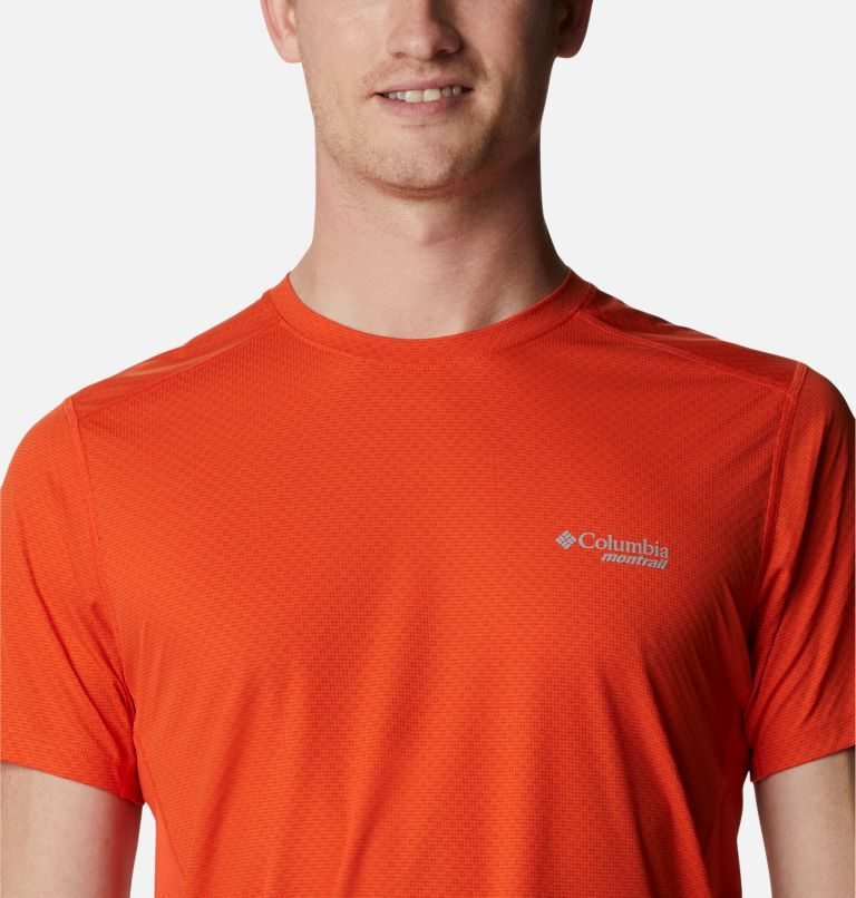 Men's Columbia Titan Ultra III Short Sleeve T Shirts Orange | CA-G415L