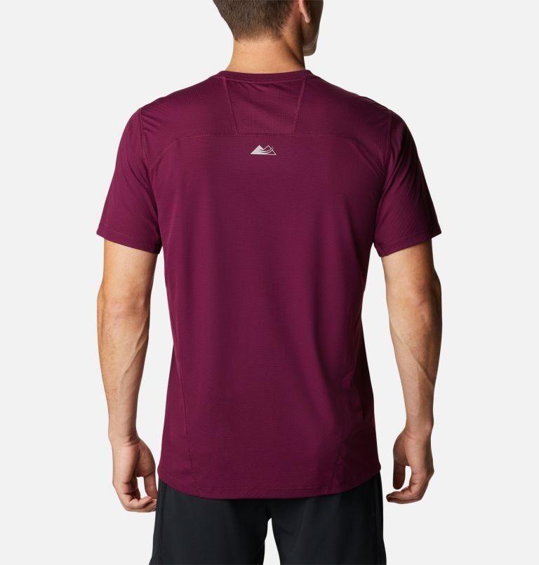 Men's Columbia Titan Ultra III Short Sleeve T Shirts Fuchsia | CA-QL856